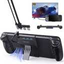 Steam Deck Dock for Steam Deck/OLED with Foldable Stand, HDMI 4K@60Hz, 2 USB A 3.0, 100W Max PD-in, Portable or Desktop Accessories