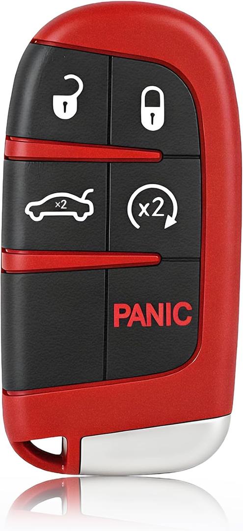 Smart Key for Dodge Charger Challenger SRT Hellcat 2015-2018, YIKEBALOG Proximity Remote Control Key Fob Replacement for Dodge Charger Challenger SRT Hellcat 2015-2018 M3N-40821302
