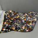 Mushroom Wearable Blanket Boho Hand Exotic Eye Hippie Daisy Warm Fleece Blanket for Teens Adults Wild Outdoor Plants Western Jungle Style Soft Flannel Blanket with Sleeves Pockets,70" x 50"