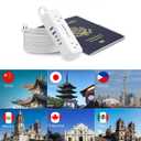 US to Japan Adapter, 2 Prong Extension Cord 3 FT with Flat Plug, 15A | Type A Travel Adaptor for USA to Japanese Tokyo Canada Mexico Philippines Peru China Colombia