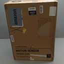 Ninestars Automatic Touchless Infrared Motion Sensor Trash Can, 13 Gal 50L, Stainless Steel Base (Rectangular, Black Lid), Black Trim