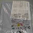 Lightomorrow Bulletin Board, 35 x 17 1/2 inches Felt Board - Decorative Pin Board, Cork Board Alternative for Wall, Foldable Self-Adhesive Vision Board Prayer Board with 20 Pushpins - Light Gray