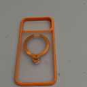 TORRAS Q3 Spin for iPhone 17 Pro Max Case with 360 Magnetic Stand, Wireless Charging Compatible, Hard PC Case for 17 Pro Max Phone Case with Stand, Translucent Cosmic Orange