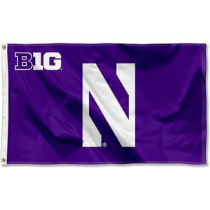College Flags & Banners Co. Northwestern Wildcats Big 10 Flag