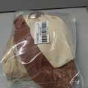 3 Piece Swimsuits for Women Tummy Control Bikini Set with Beach Cover Up Mesh Pants Sexy Tube Tops Swimwear (Small, Brown 02)