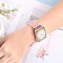 MOFREE Beaded Bracelet Compatible for Apple Watch Band 38mm/40mm/41mm/42mm(Series 10) Women,Fashion Handmade Beads Elastic Stretch Strap for iWatch Series 10/9/8/7/SE/6/5/4/3/2/5 (Pink)