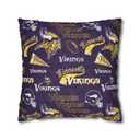 Minnesota Vikings Spun Polyester Square Pillowcase