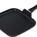 Grill Pan - Versatile Griddle Pan & Comales para Tortillas for Cooked Dishes! Square Pan Design for Even Heat Distribution!