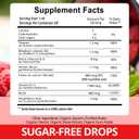 2 Pack Vitamin B Complex 20000 mcg - Vitamin B12 Sublingual Methylcobalamin Extra Strength Raspberry Liquid Drops for Women and Men - USA Made, B1, B2, B3, B5,B6, Biotin, Folic Acid | 4fl oz (120ml)