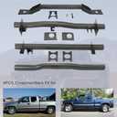 Mountainpeak 4PCS Front and Rear Fuel Tank Support Crossmember, Upper Shock Mount Crossmember, Rear Spare Tire Support Crossmember Kit Fit for 1999-2006 Chevy Silverado GMC Sierra 1500 2500