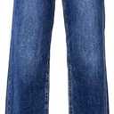 Astylish Jeans for Women Wide Leg High Waisted Stretchy Straight Leg Jean Baggy Trendy 2025 Denim Pants with Slanted Pockets, 16