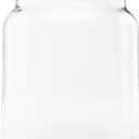 Plastic Storage Jars with Leak Proof Lids, BPA Free, Hand Wash Only (64oz, 1PK White)
