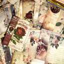 160 PCS Scrapbook Paper Packs for Journaling Supplies, Vintage Scrapbook supply for Junk Journal Bullet, Scrapbooking Materials for Journals Planners, Cottagecore Collage Album