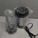 12-Piece Smoothie Blender Maker 25,000 RPM Personal Blender for Ice Crushing Smoothies & Frozen Drinks Nuts with 23oz, 32oz, 37oz Portable Cups Two 6-Leaf Stainless Steel Blades, Silver