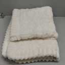 Tiwwie Couch Cover for Dogs Fuzzy Sofa Covers for Pet, Geometric Jacquard Coral Pet-Friendly Washable Non-Slip Sofas Slipcover Cushion Protector Pets Mat Dog Bed Mats (27.6" x 82.7", Cream)