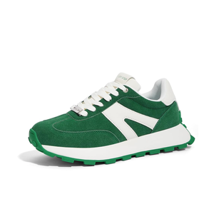 LUCKY STEP Women's Platform Fashion Sneakers Retro Classic Trainers Casual Lace-up Stylish Tennis Running Walking Shoes 11