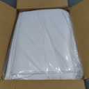 10 Pack White Round Tablecloths, 120 Inch Stain Resistant and Wrinkle Polyester Fabric Washable Table Clothes Cover for Kitchen Dining, Wedding, Reception Banquet, Birthday Party, Buffet Restaurant
