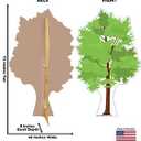Cardboard People Tree Life Size Cardboard Cutout Standup, One Size