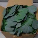 CQURE 36Pcs Eucalyptus Garland,Artificial Eucalyptus Leaves Table Greenery Garland Wreath Vines for Wedding Party Table Fireplace Bedroom Wall Decor