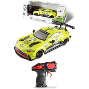 RC Series, 1:24 Scale Remote Control Car Aston Martin Vantage GTE Electric Sport Racing Hobby Toy Car Model Vehicle for Boys and Girls Teens and Adults Gift