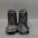 Automatic Cat Feeder and Water Dispenser with Stainless Steel Bowl Dog Gravity Food Feeder and Waterer for Small Medium Pets Puppy Kitten 1 Gallon x 2 (Charcoal gray3.8L*2)