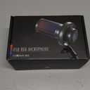 Gaming Microphone for PC: USB Mic for Podcasts Videos & Streaming - Condenser Mic with Quick Mute & Pop Filter - RGB Microphone Gift for Gamer boys - Compatible with PS4/5 & Computer & Laptop