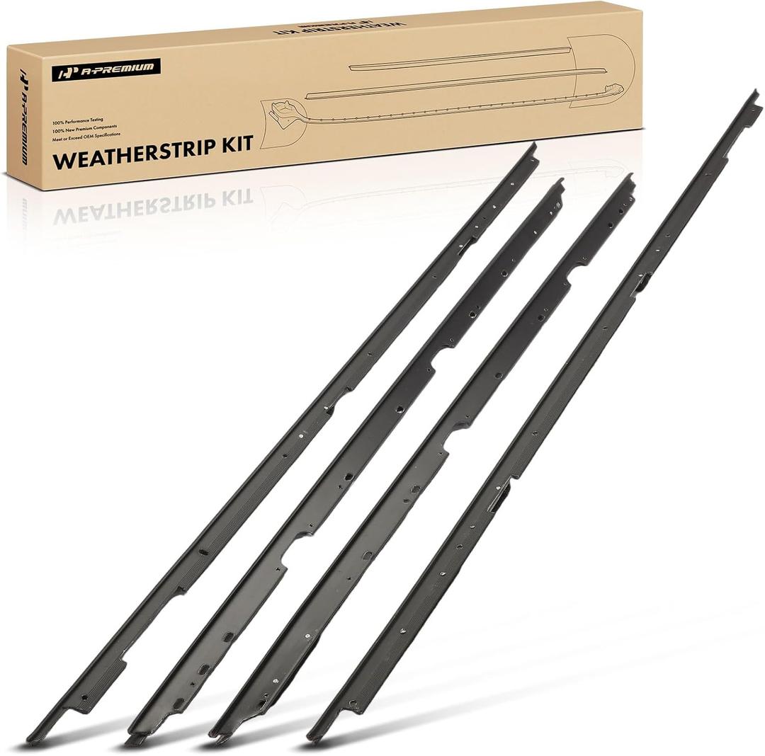 A-Premium Window Molding Trim Weather Stripping Seals, Replace 12394510