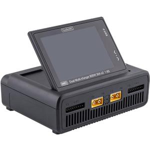 ToolkitRC M8D Touch Screen Dual Channel 2CH 1600W 1-8S Lithium Battery 65W Fast Charge Folding Screen for RC Lipo LiHV Life Battery
