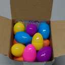 24 Pack Prefilled Easter Eggs with Gemstone, Filled Easter Eggs for Easter Basket Stuffers, Party Favors
