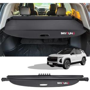 Cargo Cover Retractable Trunk Cover Privacy Shade for 2018-2023 2024 2025 Chevy Chevrolet Equinox GMC Terrain (Extension + Hooks)