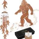 YHmall Big Foot Wind Chimes for Outside, 35" Big Foot Gifts for Women Men Mom Dad, Metal Windchimes Outdoors for Patio Yard Home Garden Decorations