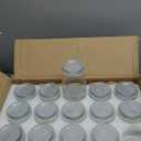 Brajttt Mini Yogurt Jars 30 Pack, 7 oz Glass Favor Jars with Cork Lids, Pudding Containers with Lids, Mason Jar Wedding Favors Honey Pot with Label Tags and String