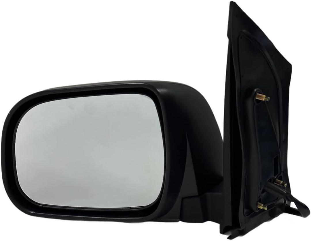 Driver Side View Mirror Compatible with 2004-2010 For Toyota Sienna Manual Folding heated Power adjustment Black Left Outside Exterior Mirror TO1320205