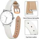 ANNEFIT Watch Bands for Men Women, Top Grain Leather Watch Strap with Quick Release, Band Width 12mm 13mm 14mm 16mm 18mm 20mm 22mm