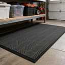 Commercial Grade Door Floor Mat 3FTx6FT Striped Brush Step Entrance Mat with Rubber Backing Stain Resistant Door Mat All-Weather Non Slip Backing Doormat for Indoor/Outdoor, Office, Home, Garage, 3x6FT