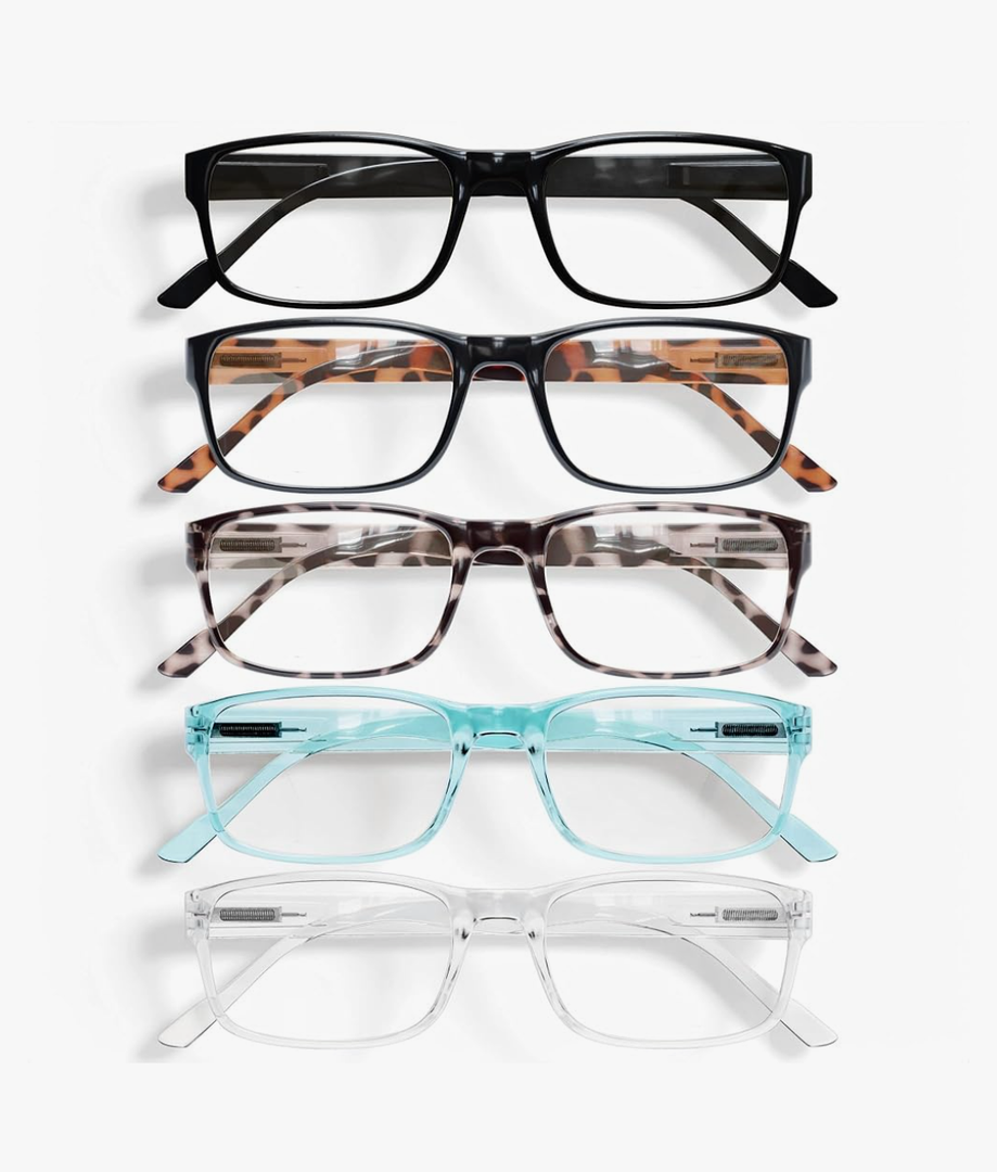 Gaoye Professional Reading Glasses for All Day - Computer Readers with Blue Light Protection - Value Pack 1.5