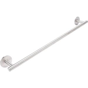 24 Inch Bathroom Towel Bar, SUS304 Stainless Steel, Self Adhesive, Brushed Nickel, Towel bar for Bathroom wall