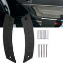 Door Panel Pull Handle Set Compatible with Beetle 1998-2010 Aircraft Grade Aluminium Black 2 Handles with 4 Screws