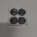 2025 Air Tracker Tags-4 Pack Item Locator for Android & iOS Bluetooth Tracker,Key Finders,Smart Tags Work with Apple Find My & Google's Find Hub (Black, for Android & iOS for iOS (4 Pack)