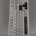 AULA F99 Wireless Mechanical Keyboard,Tri-Mode BT5.0/2.4GHz/USB-C Hot Swappable Custom Keyboard,Pre-lubed Linear Switches,RGB Backlit Computer Gaming Keyboards for PC/Tablet/PS/Xbox (Black&Grey&White)