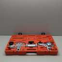 9-Way Slide Hammer Puller Set, Front Wheel Hub Bearing Remover & Rear Wheel Axle Hub Dent Shaft Puller Tool Kit Wheel Bearing Removal Tool (Red)