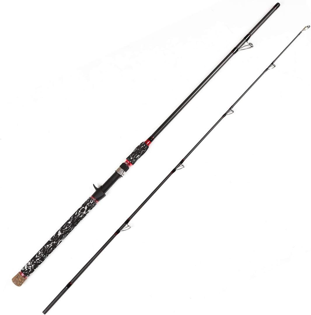 Catfish Casting Rod 2 Pieces Portable 7 Heavy Catfishing Rod