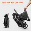 MAMAZING Ultra Air Lightweight Baby Travel Stroller with Carbon Fiber Frame, Compact & Airplane-Friendly, One-Handed Fold, 11.6 lbs, Perfect for Toddlers, Organizer & Cushion Included, Jet