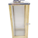 HD Designs Metal & Wood Lantern