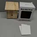 Carpenter Bee Trap for Outside - Pentroof Style Nature Hanging Wood Carpenter Bee Traps Outdoor - Best Bee Trap - Insect Traps with Removable Vault