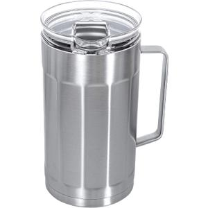 XPAC 84-Ounce (2.5L) Sweat-Free Beverage/Water Pitcher with Lid, Stainless Steel, Vacuum Insulated, Keeps Drinks Cold For Hours