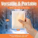 Natural Large Hand & Body Warmers 40 Count - Air Activated 18 Hours of Consistent Natural Heat Handwarmers Bulk - Disposable Quick & Easy Activation | Portable Odor-Free Warmth for Hands 40 Pack