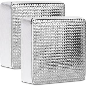 2Pcs RV Skylight Insulator 14x14x2.8,RV Vent Insulator and Skylight Covers,Waterproof RV Vent Covers for Inside Camper,RV Sunroof Skylight Shade Skylight Pillow for Shower