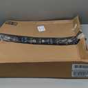 6 Pieces Large Clear Travel Packing Cube Clear Vinyl Zippered Storage Bags See Through Moving Bag PVC Multipurpose Pouch with Handle for Suitcase Shirts Dress Storage (Black, 15.8 x 10.2 x 3.9 Inch)