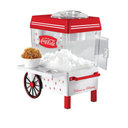 Nostalgia Coca-Cola Snow Cone Shaved Ice Machine - Coke Retro Table-Top Slushie Machine Makes 20 Icy Treats - Includes 2 Reusable Plastic Cups & Ice Scoop - White & Red